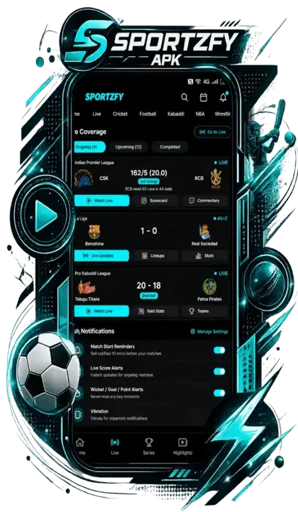 Live Coverage and Push Notifications